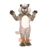 Growling Wolf Mascot Cartoon Costume