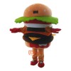 HamburgerCartoon Mascot Costume Plush with Mask