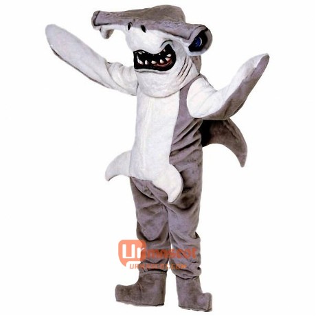Hammerhead Cartoon Mascot Costume