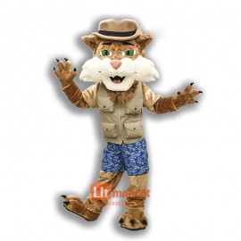 Handsome Cat Mascot Costume Cosplay Outfits