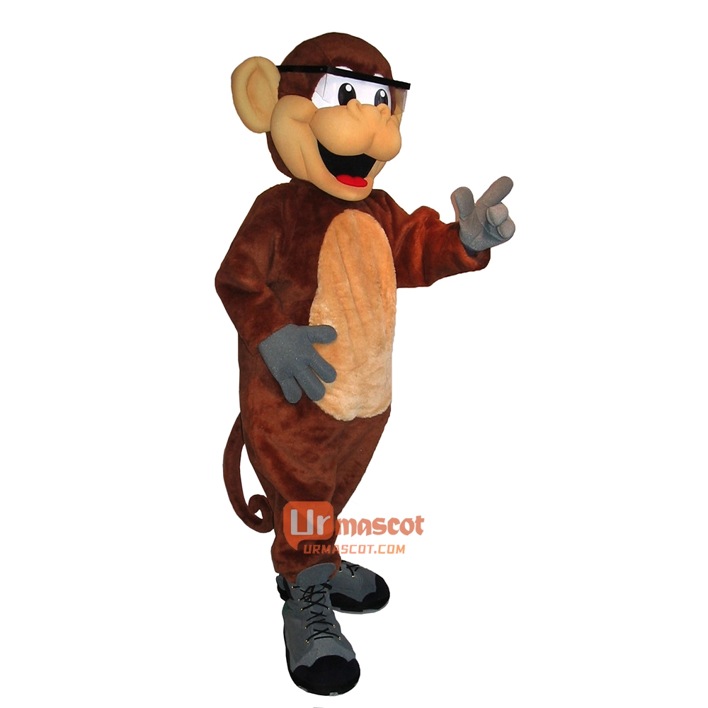 Handsome Chimp Custom Cartoon Mascot Costume