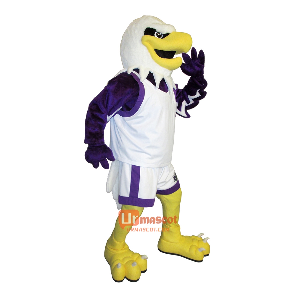 Handsome Ferocious Falcon Custom Cartoon Mascot Costume