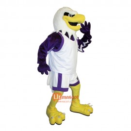 Handsome Ferocious Falcon Custom Cartoon Mascot Costume