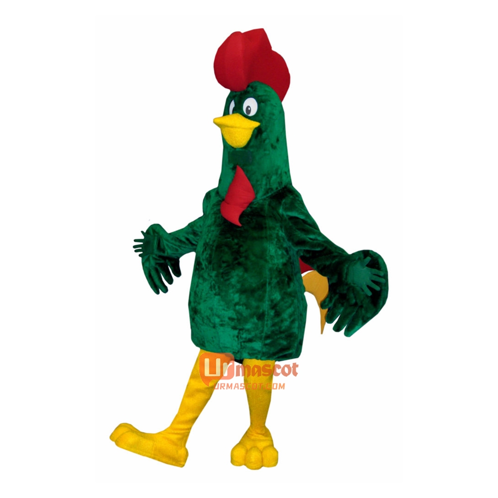 Handsome Rooster Cartoon Mascot Costume