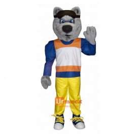 Handsome Ski Wolf Mascot Costume Cosplay Outfits