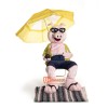 Handsome Swimming Pig Mascot Costume Cosplay Outfits