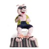 Handsome Swimming Pig Mascot Costume Cosplay Outfits