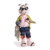 Handsome Swimming Pig Mascot Costume Cosplay Outfits