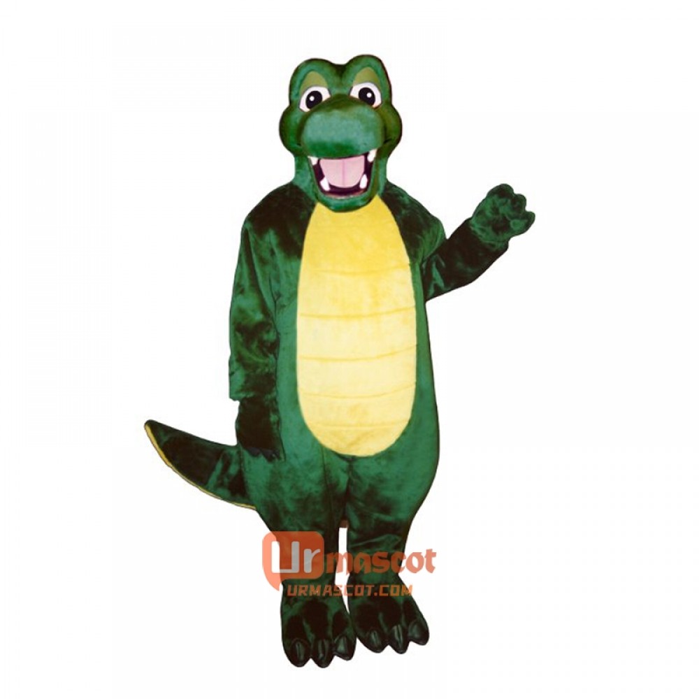 Happy Alligator Cartoon Costume Mascot