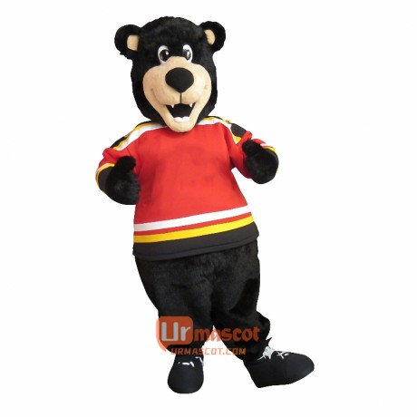 Happy Black Bear Custom Cartoon Mascot Costume
