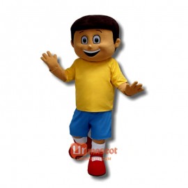 Happy Boy Cartoon Mascot Costume Cosplay Outfits