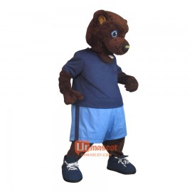Happy Brown Bear Custom Cartoon Mascot Costume