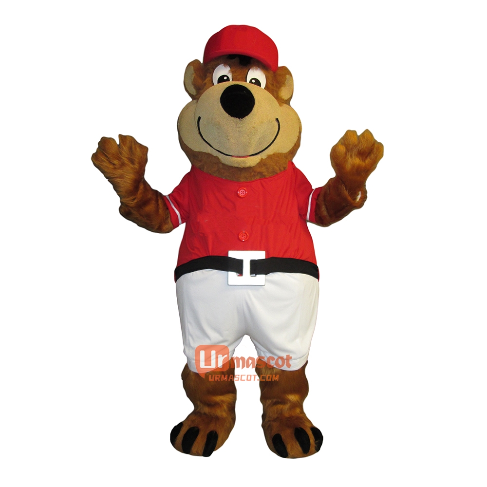 Happy Brown Bear Custom Cartoon Mascot Costume