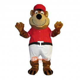 Happy Brown Bear Custom Cartoon Mascot Costume