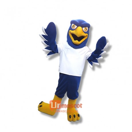 Happy College Hawk Cartoon Mascot Costume Cosplay Outfits
