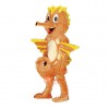 Happy Cute Seahorse Custom Cartoon Mascot Costume