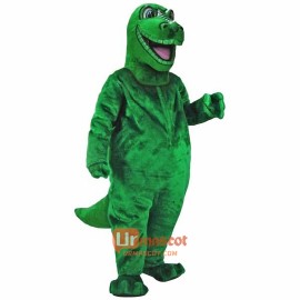 Happy Dino Cartoon Mascot Costume