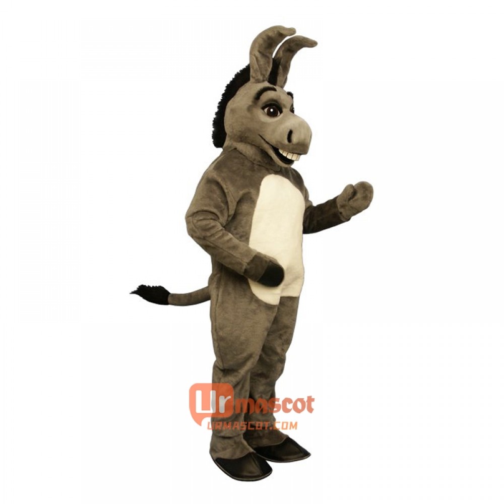 Happy Donkey Cartoon Costume Mascot