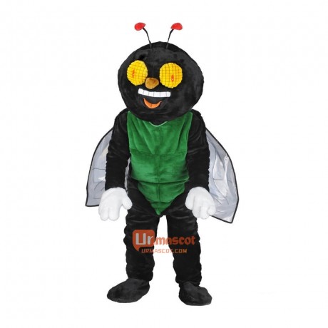 Happy Fly Cartoon Mascot Costume Plush with Mask