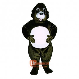 Happy Groundhog Cartoon Costume Mascot