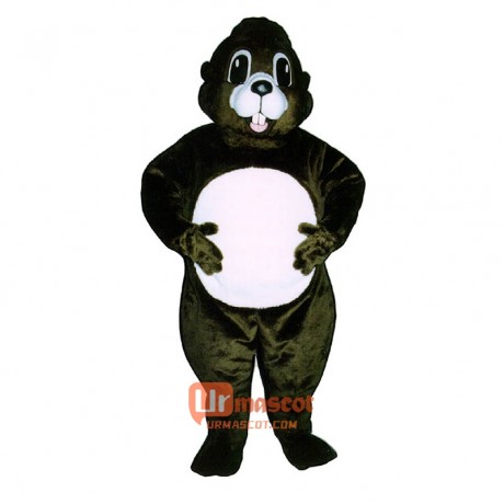 Happy Groundhog Cartoon Costume Mascot