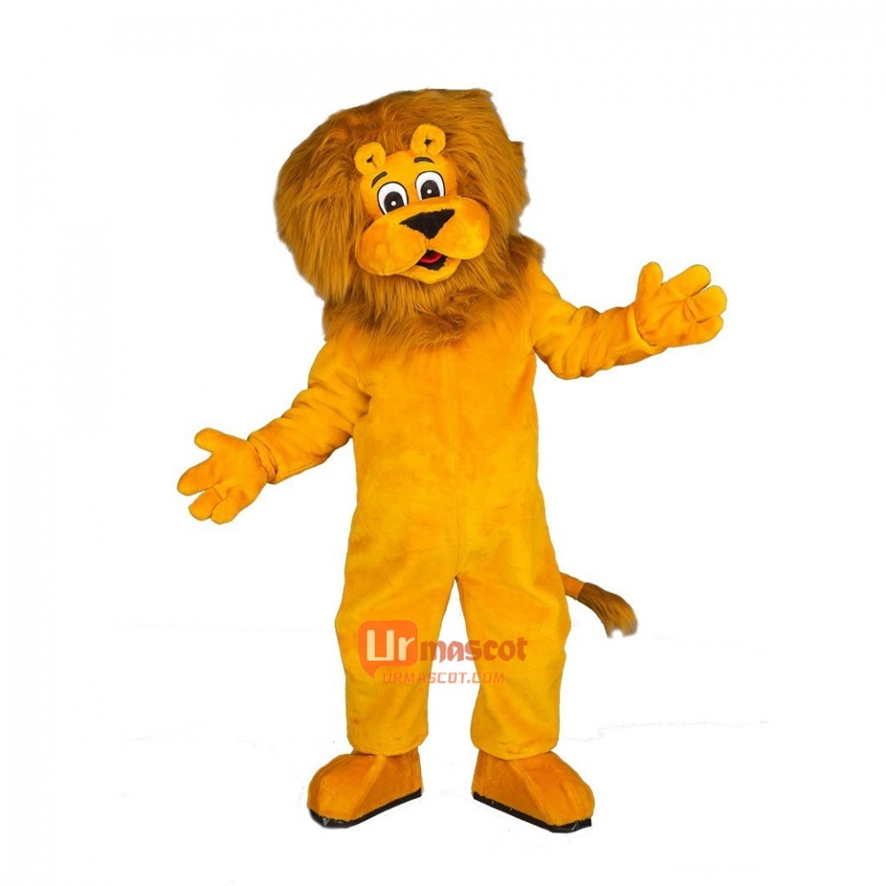 Happy Lion Custom Cartoon Mascot Costume