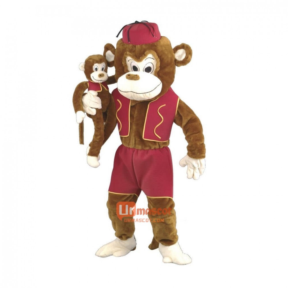 Happy Monkey Custom Cartoon Mascot Costume
