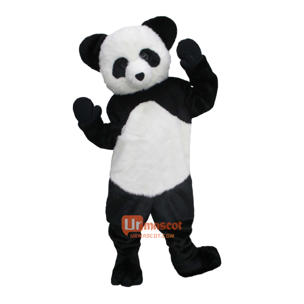 Happy Panda Cartoon Mascot Costume