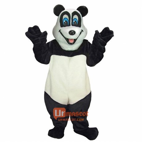 Happy Panda Cartoon Mascot Costume Cosplay Outfits