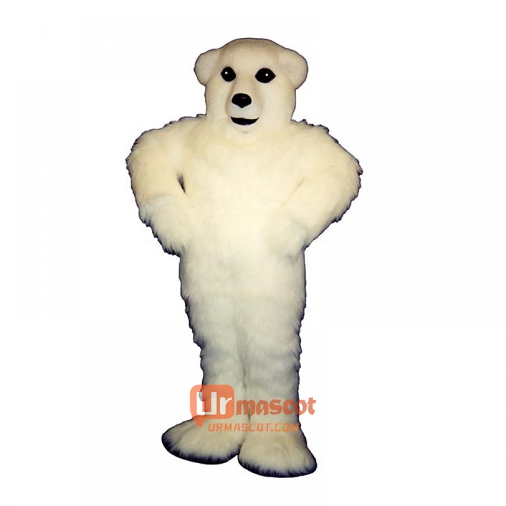 Happy Polar Bear Custom Cartoon Mascot Costume