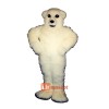 Happy Polar Bear Custom Cartoon Mascot Costume