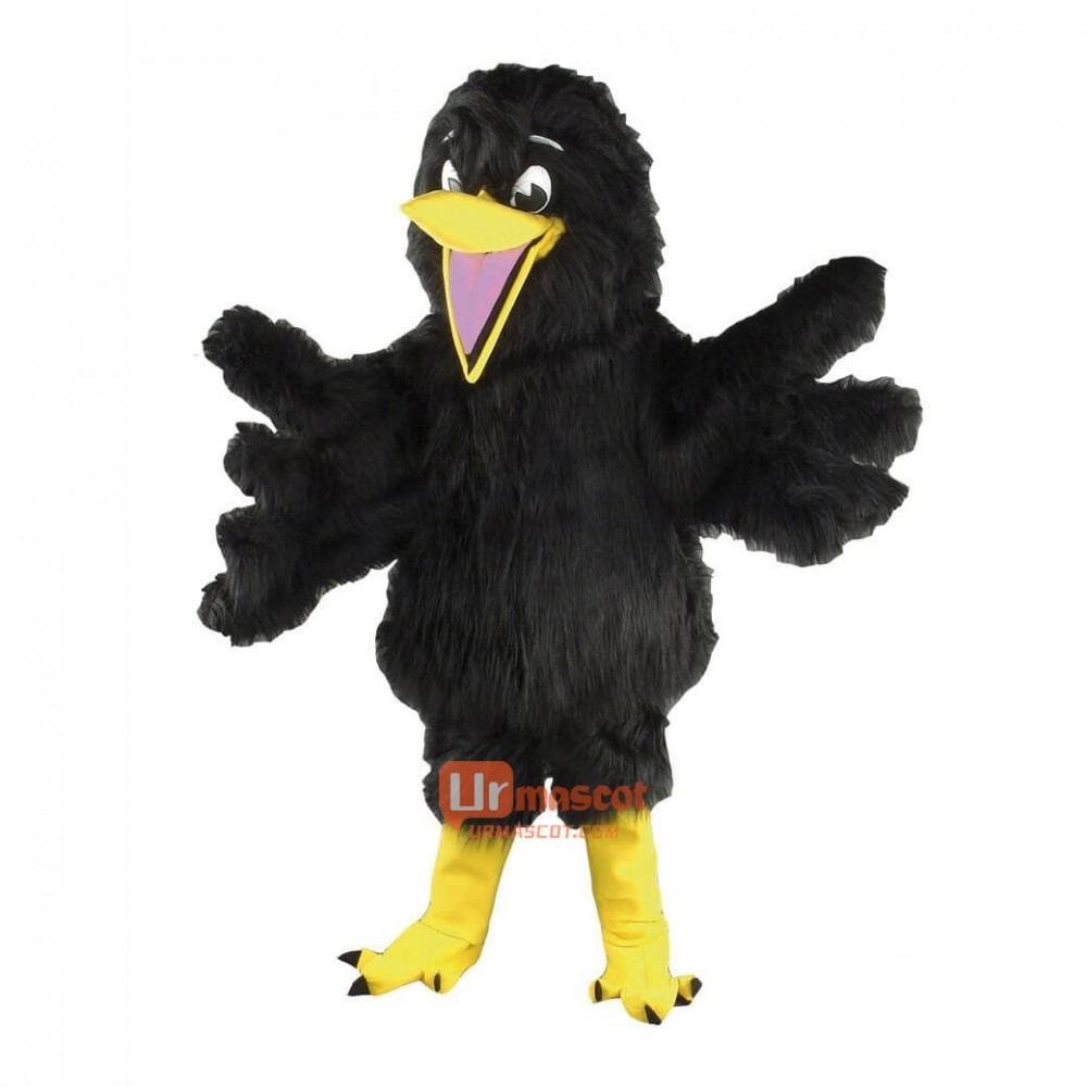 Happy Raven Custom Cartoon Mascot Costume