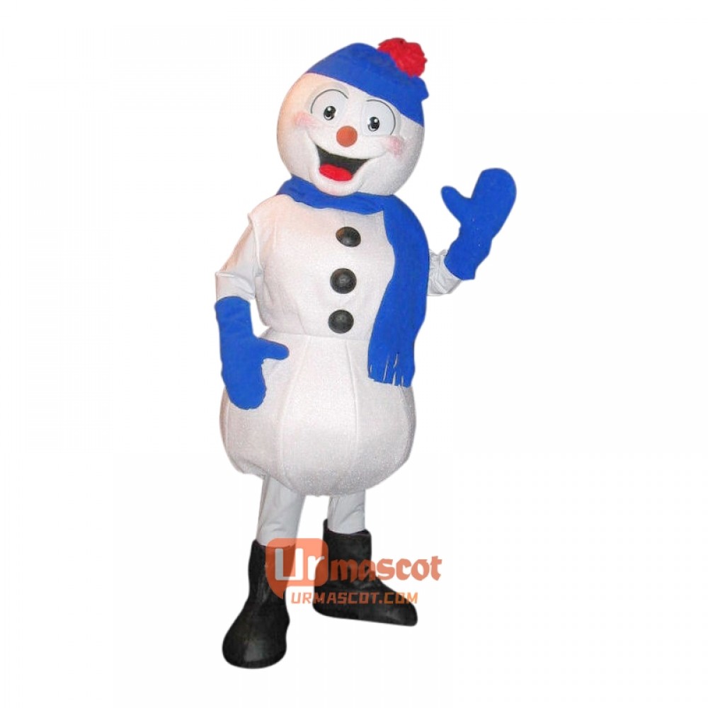 Happy Snowman Custom Cartoon Mascot Costume