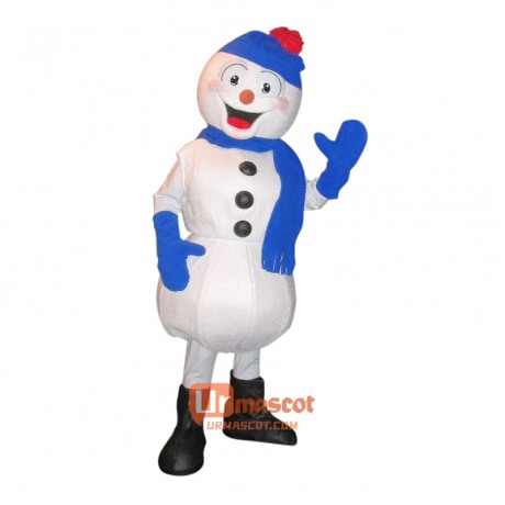 Happy Snowman Custom Cartoon Mascot Costume