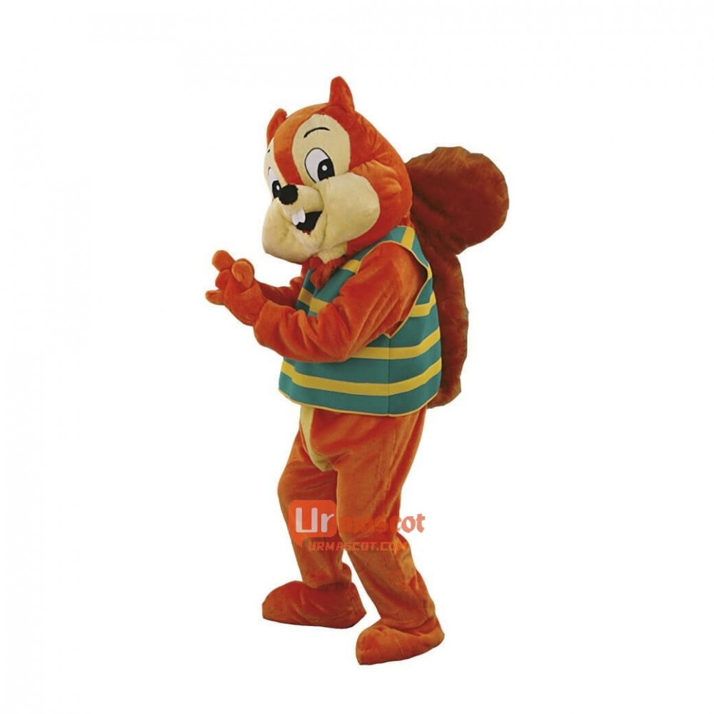 Happy Squirrel Custom Cartoon Mascot Costume