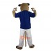 Hercules Cattle Bull Cartoon Mascot Costume Plush with Mask