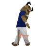 Hercules Cattle Bull Cartoon Mascot Costume Plush with Mask