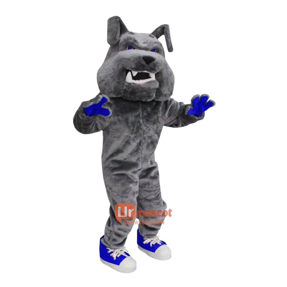 High School Bulldog Cartoon Mascot Costume