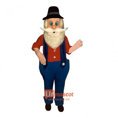 Hillbilly Harold Cartoon Costume Mascot