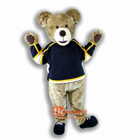 Hockey Bear Mascot Costume Cosplay Outfits