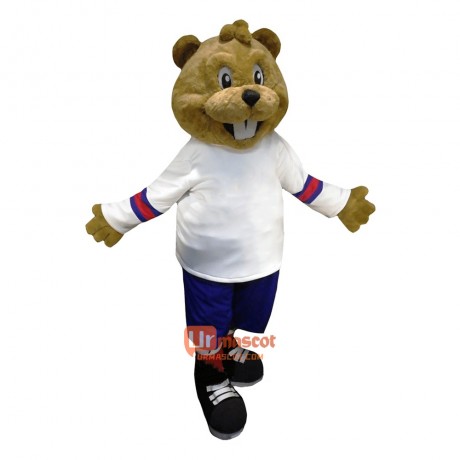 Hockey Beaver Mascot Costume Cosplay Outfits