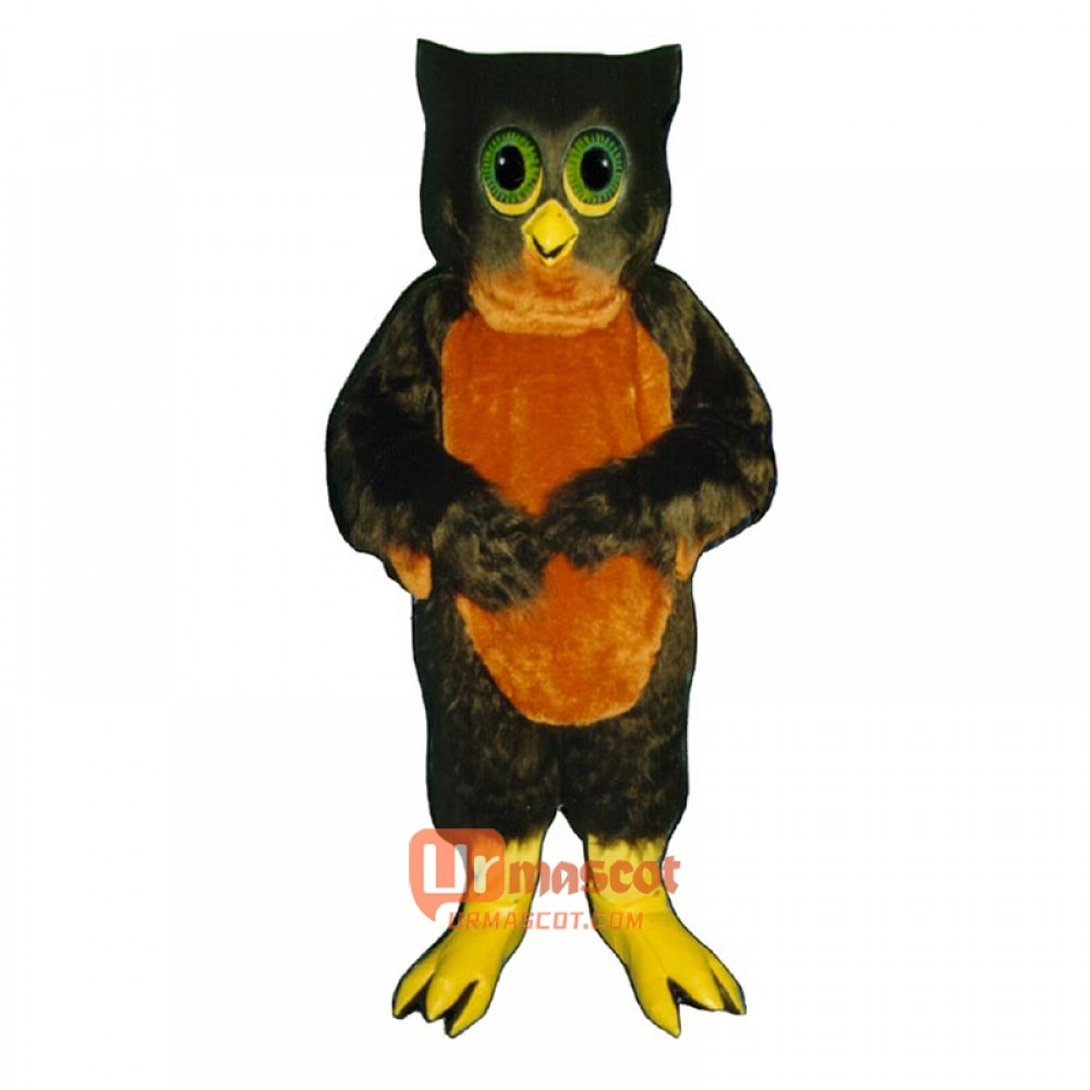 Hoot Owl Cartoon Costume Mascot