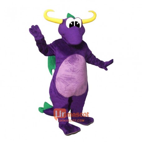 Horned Dragon Cartoon Costume Mascot