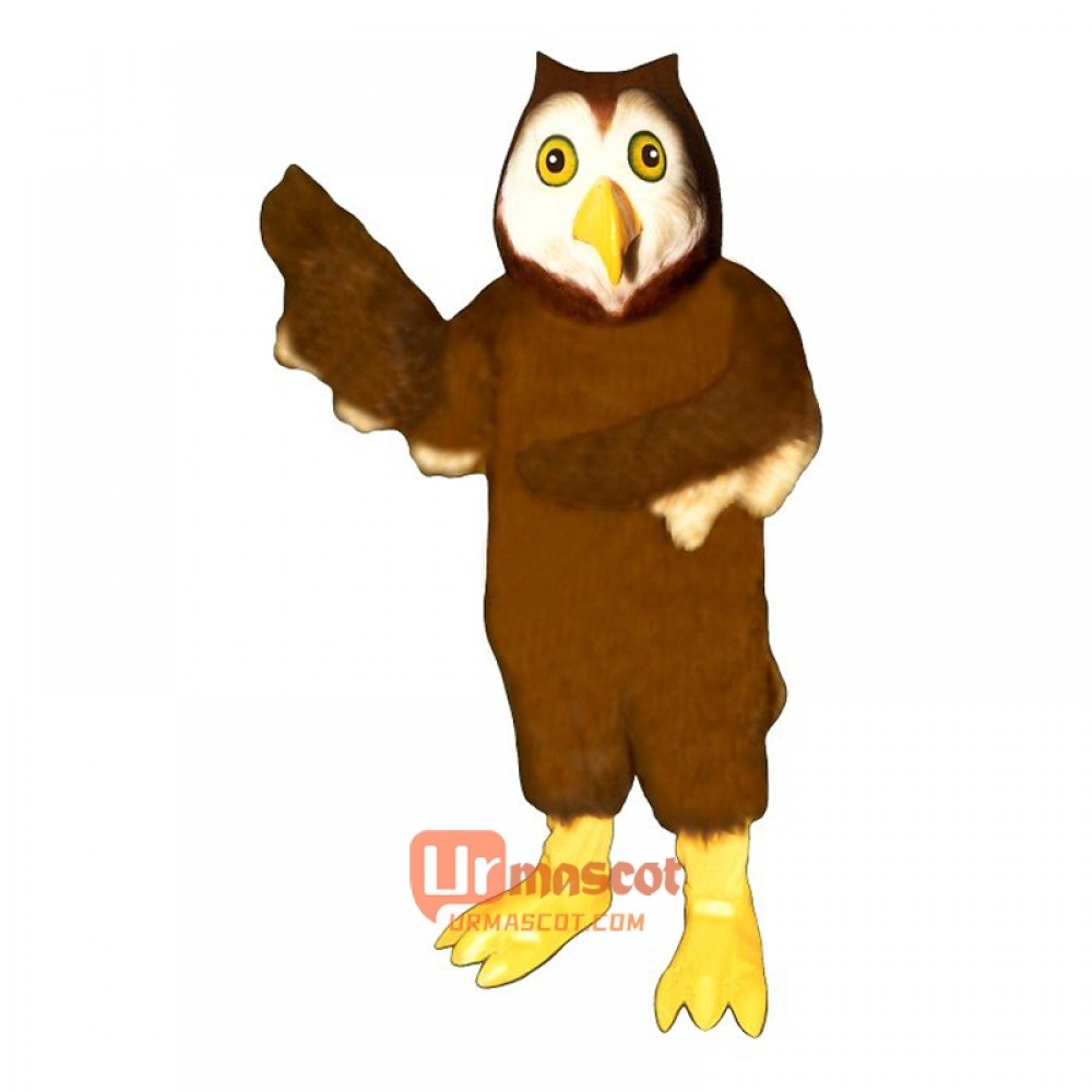 Horned Owl Cartoon Costume Mascot