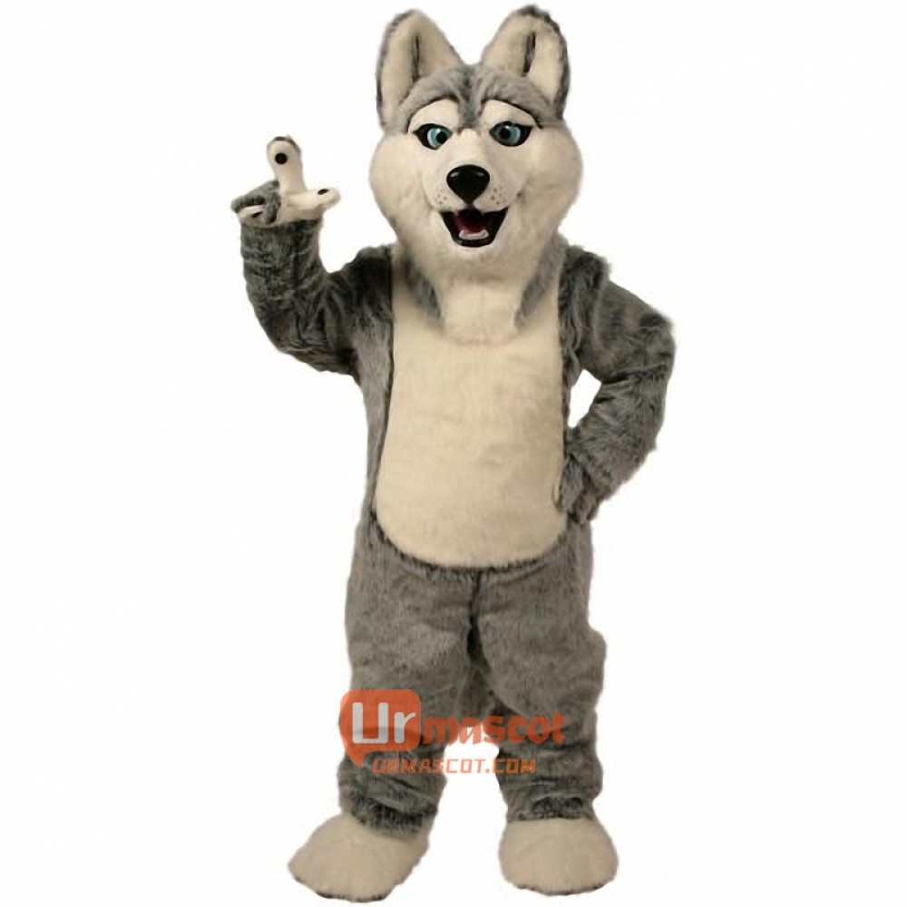 Husky Cartoon Mascot Costume