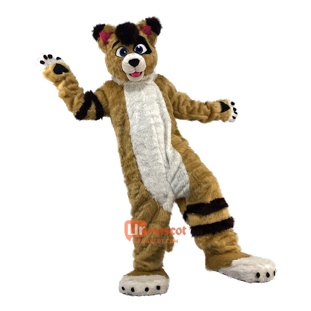 Husky Dog Fox Cartoon Mascot Costume Plush with Mask