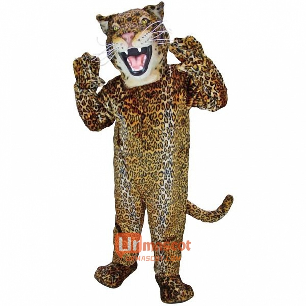 Jaguar Cartoon Mascot Costume