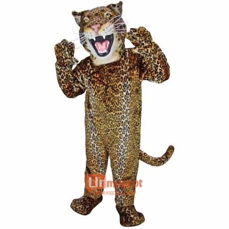 Jaguar Cartoon Mascot Costume