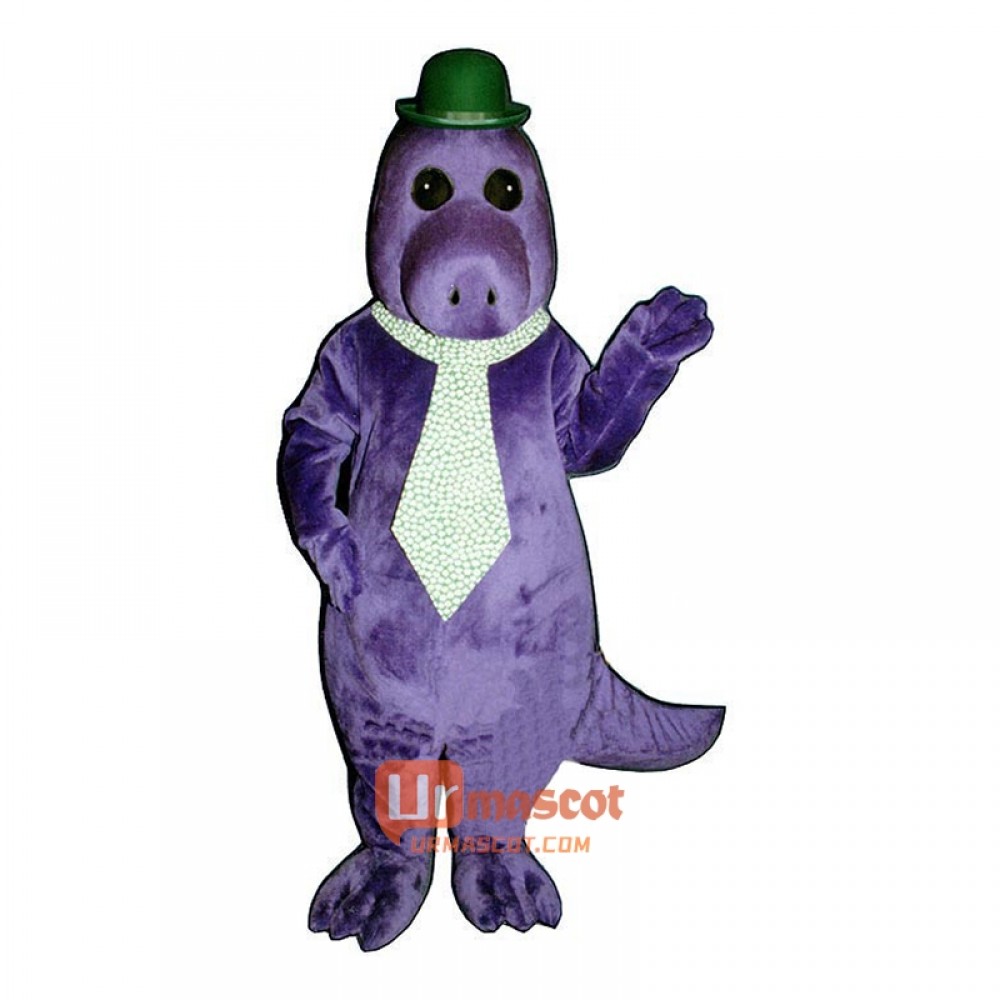 Jake The Saurus Hat Tie Cartoon Costume Mascot