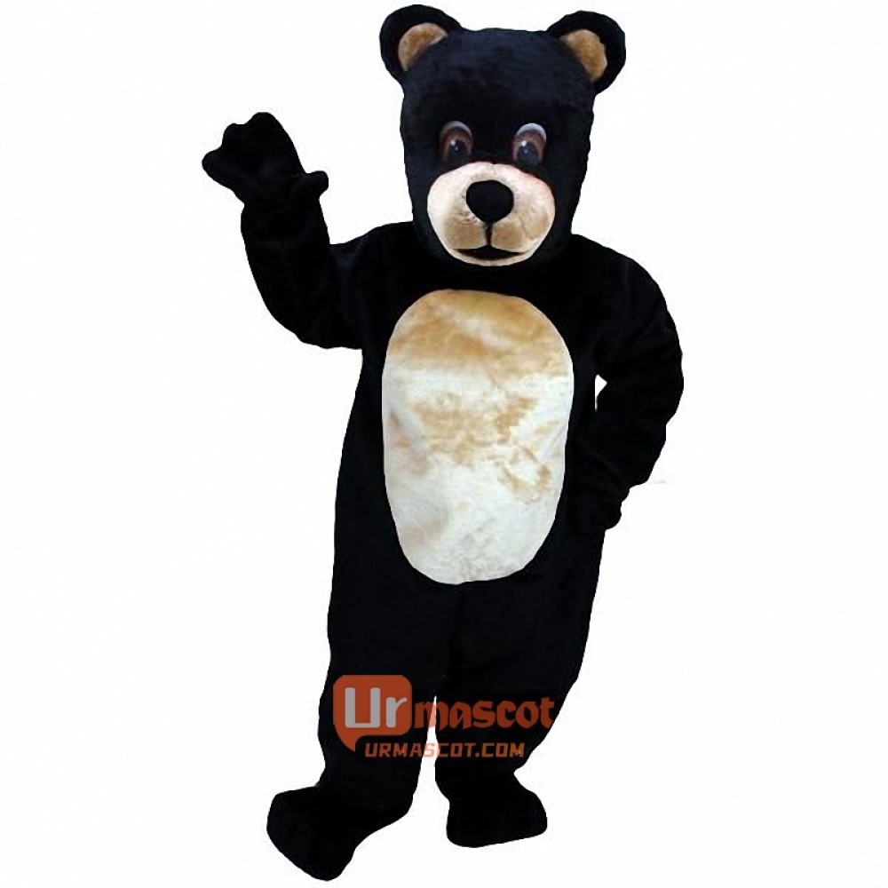 Jr Black Bear Lightweight Cartoon Mascot Costume Cosplay Outfits Free Shipping